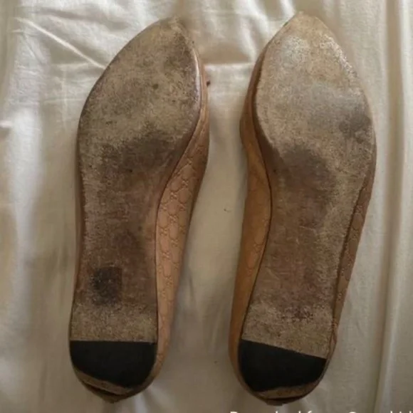 GUC- Gucci Ballerina Flats in Nude- Size 40 - Picture 5 of 7